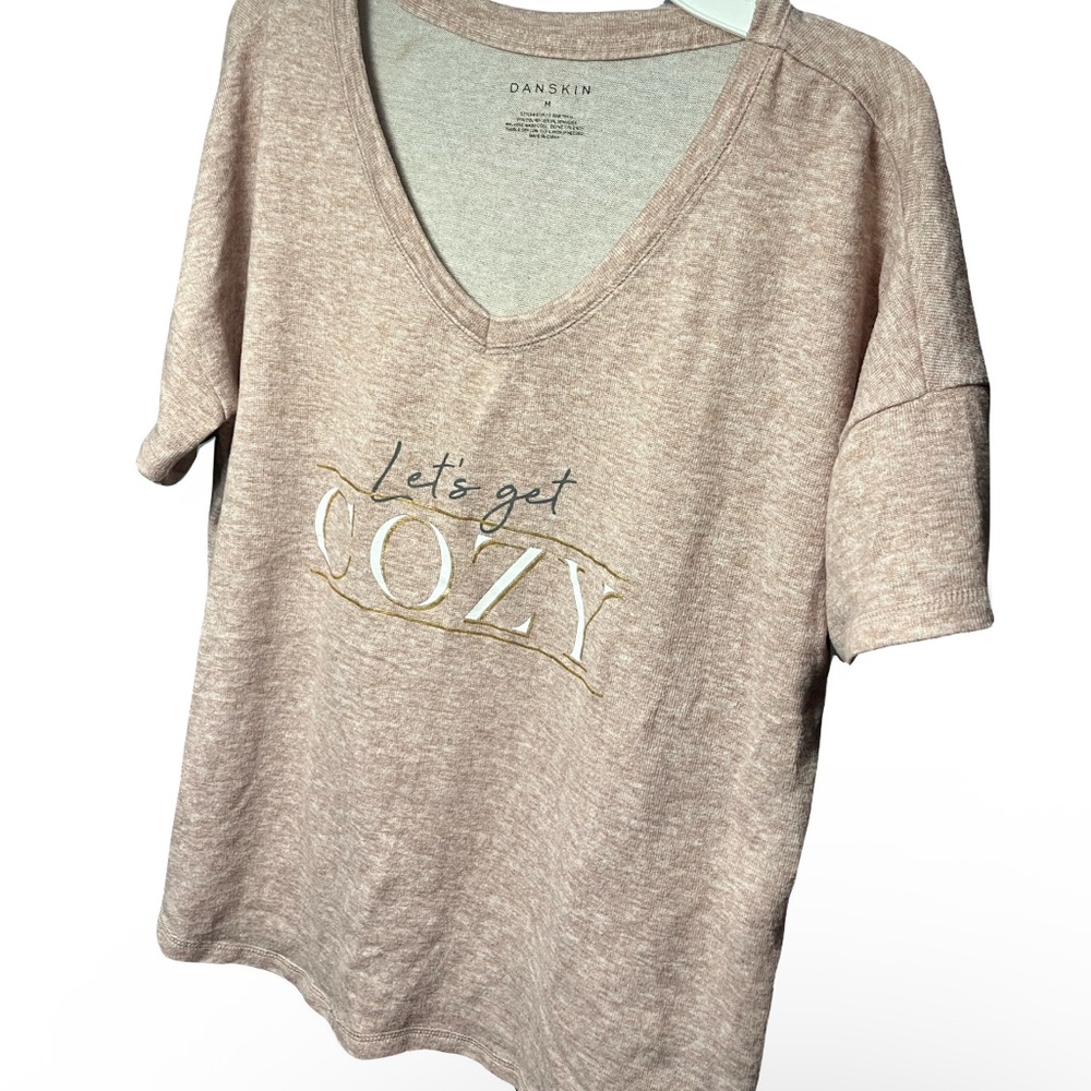 Danskin Women's Relaxed Beige Tee